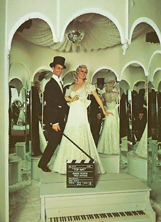 wax figures of Astaire and Rogers at Stars Hall of Fame